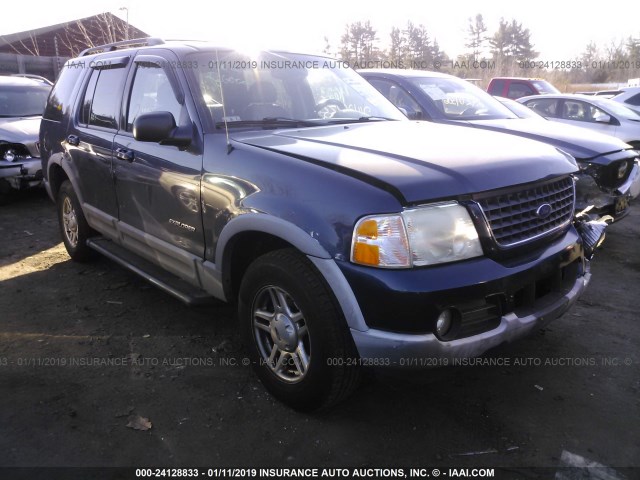 1FMZU73K12ZC84010 - 2002 FORD EXPLORER XLT BLUE photo 1