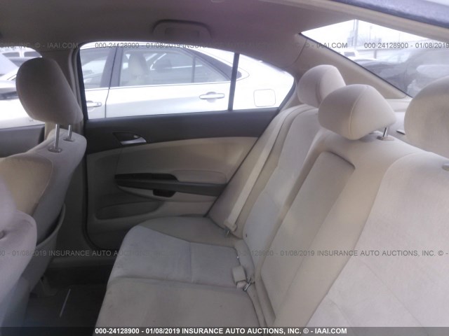 JHMCP26408C021437 - 2008 HONDA ACCORD LXP WHITE photo 8