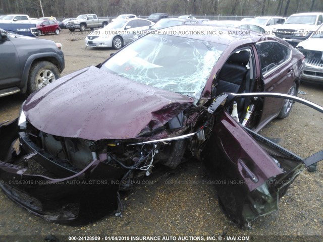 4T1BK1EB7DU075789 - 2013 TOYOTA AVALON PREMIUM/TOURING/LIMITED BURGUNDY photo 6