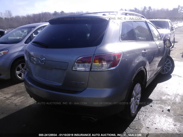 JM3TB28Y870113385 - 2007 MAZDA CX-9 GRAY photo 4