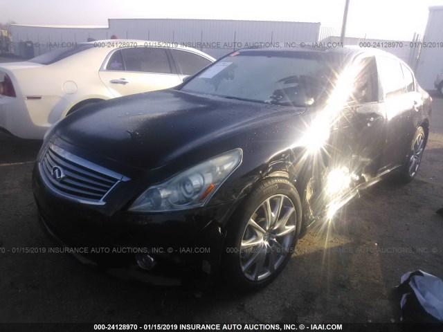 JN1CV6AP6CM620994 - 2012 INFINITI G37 SPORT BLACK photo 2