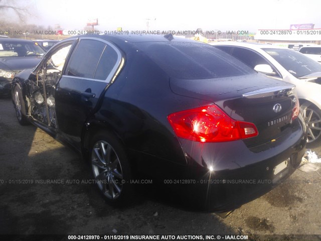 JN1CV6AP6CM620994 - 2012 INFINITI G37 SPORT BLACK photo 3