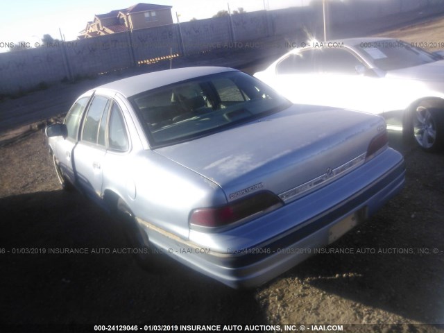 2FALP73W4RX167385 - 1994 FORD CROWN VICTORIA  BLUE photo 3