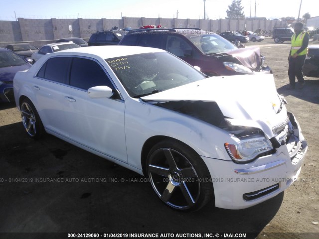 2C3CCAAGXEH121633 - 2014 CHRYSLER 300 WHITE photo 1