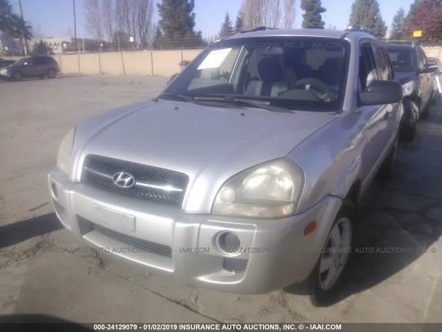 KM8JM12B86U479116 - 2006 HYUNDAI TUCSON GL SILVER photo 2