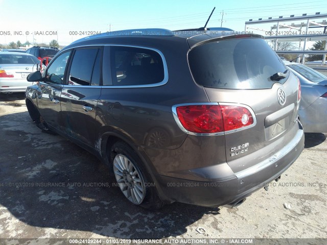 5GAER23768J306434 - 2008 BUICK ENCLAVE CXL BROWN photo 3