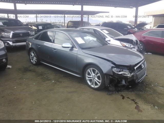 WAUBGAFL4CA111089 - 2012 AUDI S4 PREMIUM PLUS GRAY photo 1