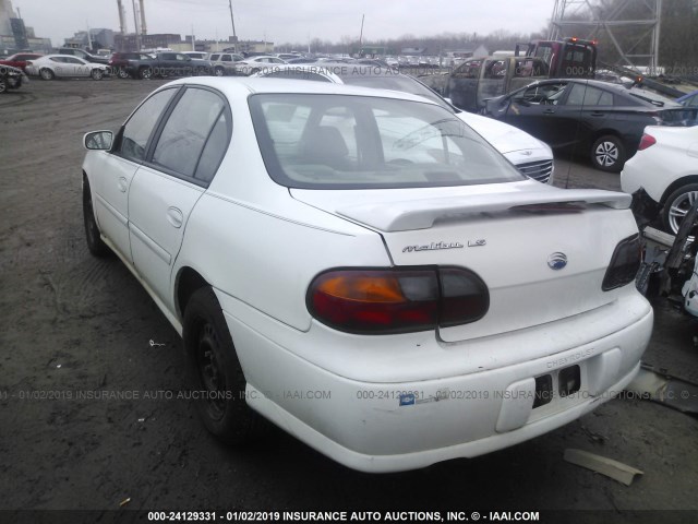 1G1NE52J93M713740 - 2003 CHEVROLET MALIBU LS 白色 照片 3