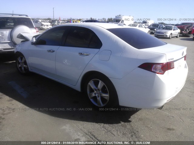 JH4CU2F68EC001023 - 2014 ACURA TSX TECH WHITE photo 3