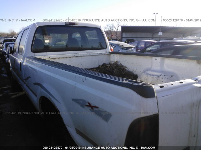 1FTSW31FXXEA80058 - 1999 FORD F350 SRW SUPER DUTY WHITE photo 3