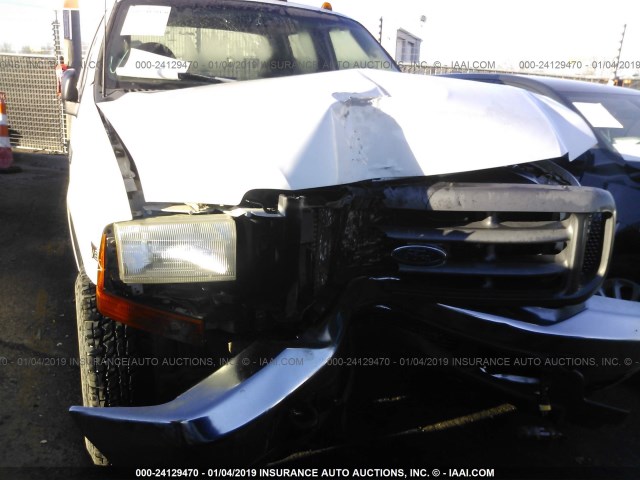 1FTSW31FXXEA80058 - 1999 FORD F350 SRW SUPER DUTY WHITE photo 6