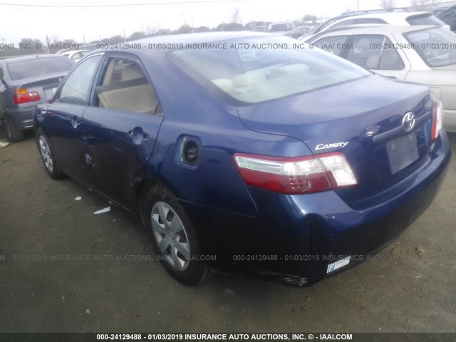 4T1BB46K69U072857 - 2009 TOYOTA CAMRY HYBRID BLUE photo 3