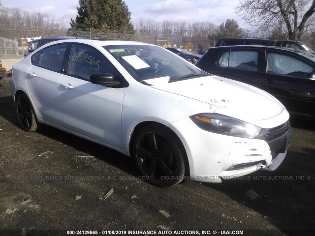 1C3CDFBB7FD242504 - 2015 DODGE DART SXT WHITE photo 1