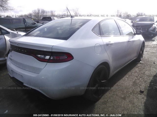 1C3CDFBB7FD242504 - 2015 DODGE DART SXT WHITE photo 4