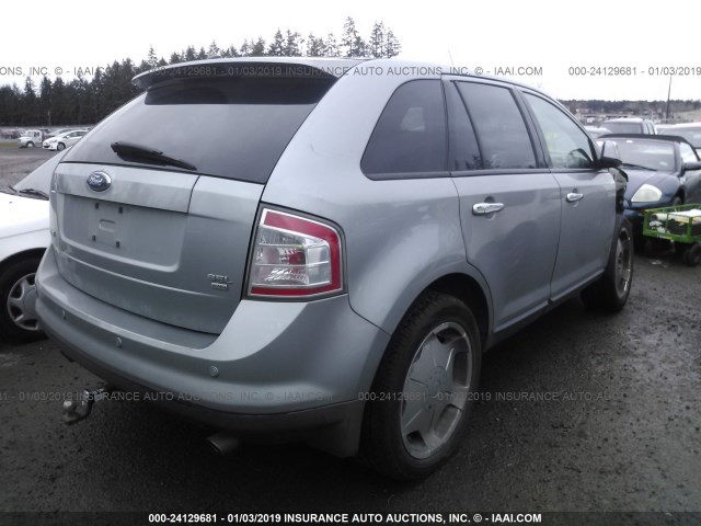 2FMDK49C07BA88536 - 2007 FORD EDGE SEL PLUS SILVER photo 4