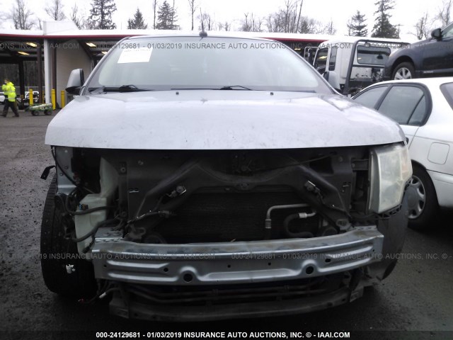 2FMDK49C07BA88536 - 2007 FORD EDGE SEL PLUS SILVER photo 6