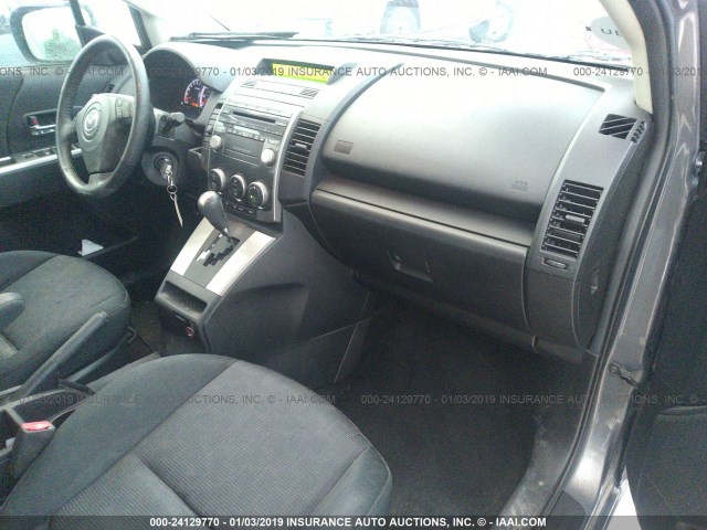 JM1CR29LX80324340 - 2008 MAZDA 5 GRAY photo 5