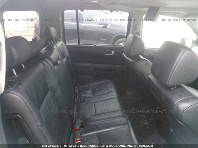 5FNYF4H98AB038543 - 2010 HONDA PILOT TOURING GRAY photo 8