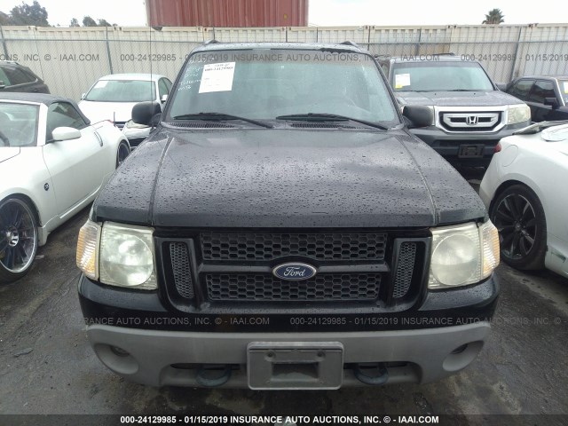 1FMYU60E92UB08078 - 2002 FORD EXPLORER SPORT BLACK photo 6