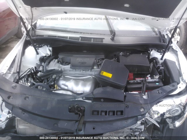 4T4BF1FK0FR457528 - 2015 TOYOTA CAMRY LE/XLE/SE/XSE 白色 照片 10