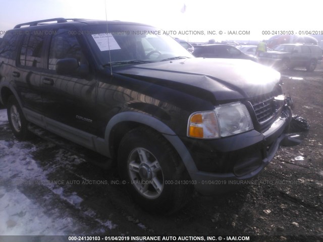 1FMZU73E42ZA88282 - 2002 FORD EXPLORER XLT BLACK photo 1