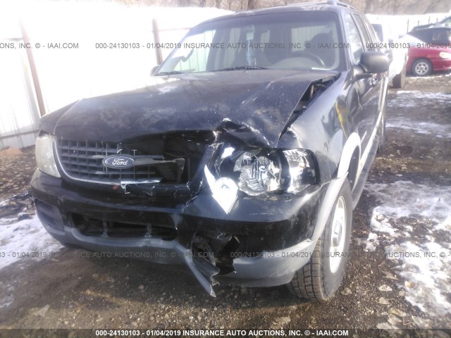 1FMZU73E42ZA88282 - 2002 FORD EXPLORER XLT BLACK photo 6