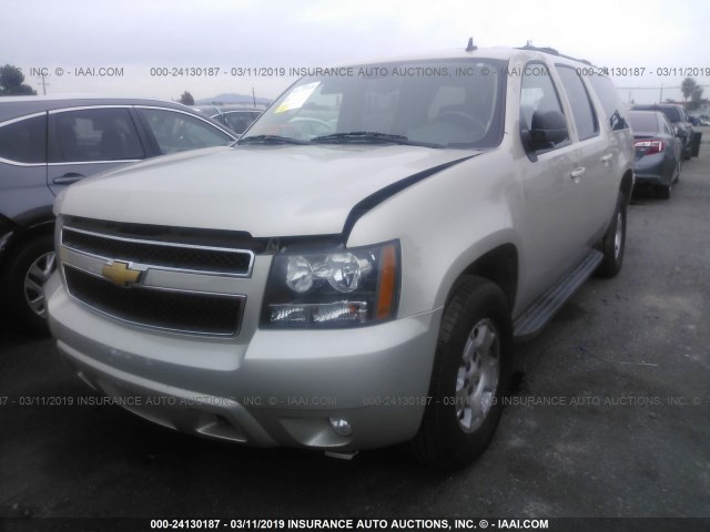 1GNSCJE05DR132047 - 2013 CHEVROLET SUBURBAN C1500 LT GOLD photo 2