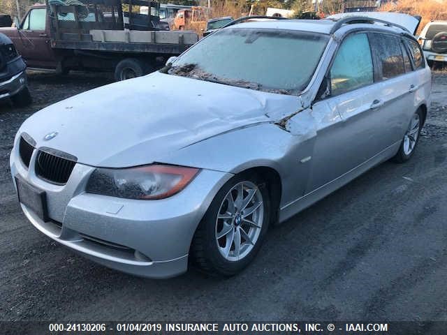 WBAVT73508FV29578 - 2008 BMW 328 XIT SILVER photo 2