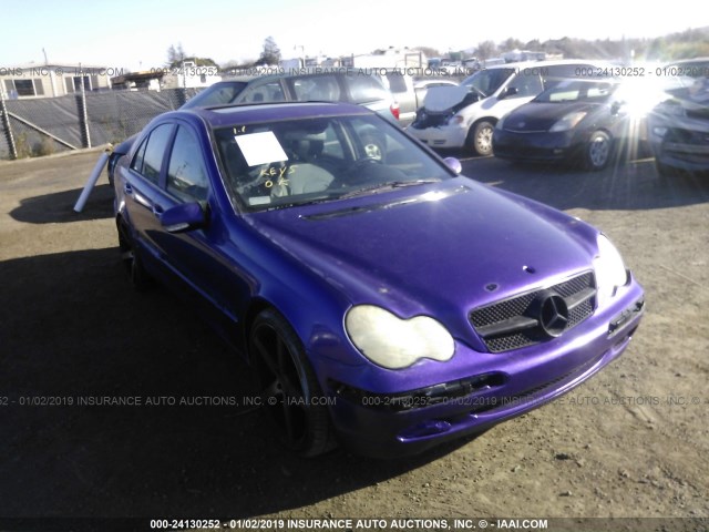 WDBRF64J41E000906 - 2001 MERCEDES-BENZ C 320 PURPLE photo 1