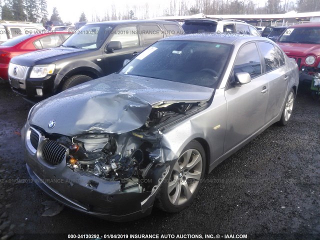 WBANW13548CZ80664 - 2008 BMW 535 I GRAY photo 2