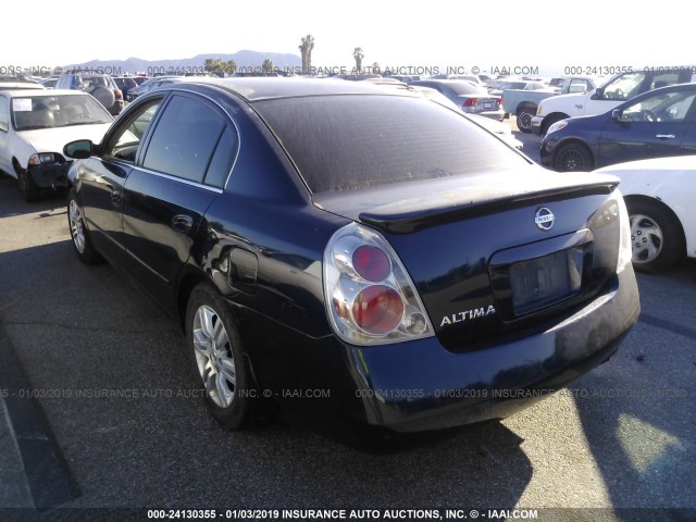 1N4AL11D75C181550 - 2005 NISSAN ALTIMA S/SL Dark Blue photo 3