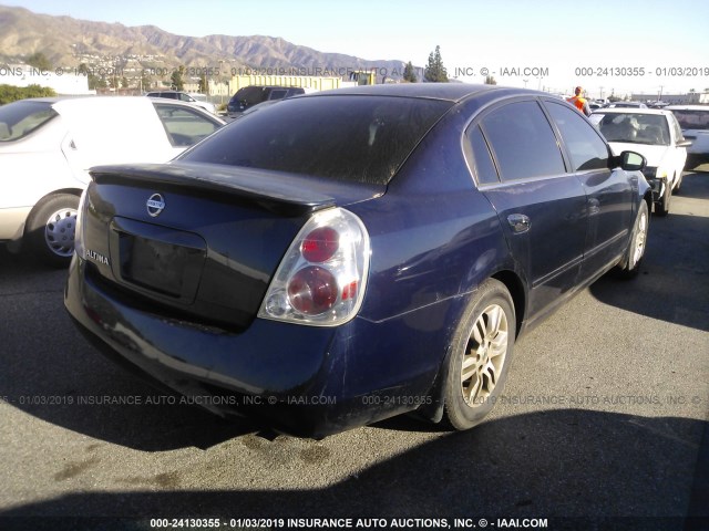 1N4AL11D75C181550 - 2005 NISSAN ALTIMA S/SL Dark Blue photo 4