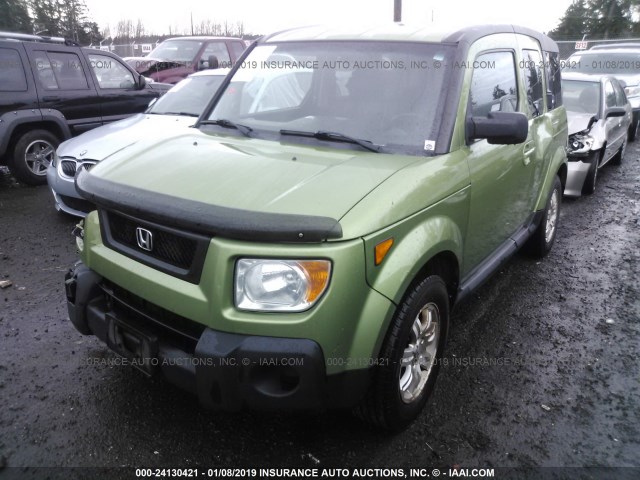 5J6YH28776L025889 - 2006 HONDA ELEMENT EX GREEN photo 2