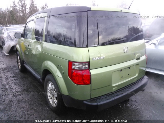 5J6YH28776L025889 - 2006 HONDA ELEMENT EX GREEN photo 3