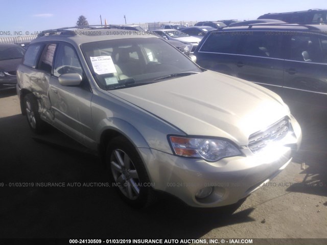 4S4BP62C777345196 - 2007 SUBARU OUTBACK OUTBACK 2.5I LIMITED Champagne photo 1