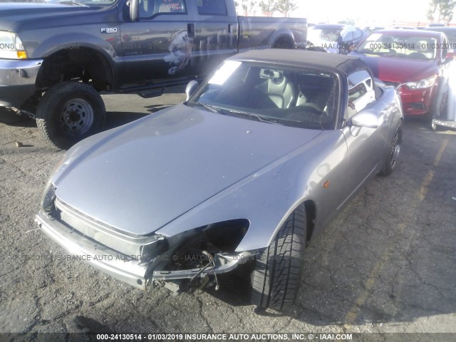 JHMAP11451T007211 - 2001 HONDA S2000 SILVER photo 2