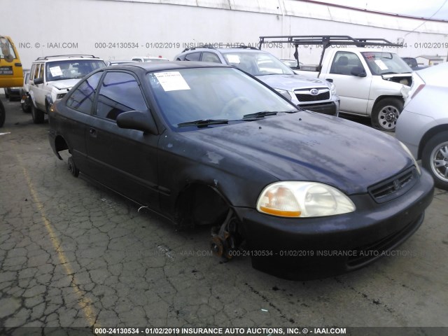 1HGEJ6124WL134024 - 1998 HONDA CIVIC DX BLACK photo 6