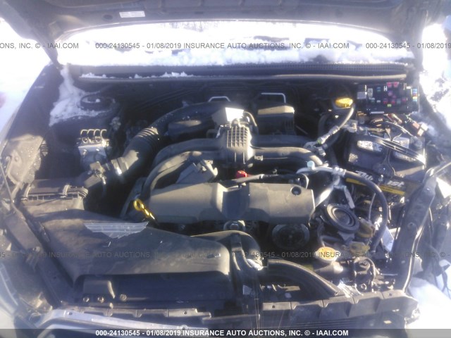 JF1GPAA66D2875263 - 2013 SUBARU IMPREZA GRAY photo 10