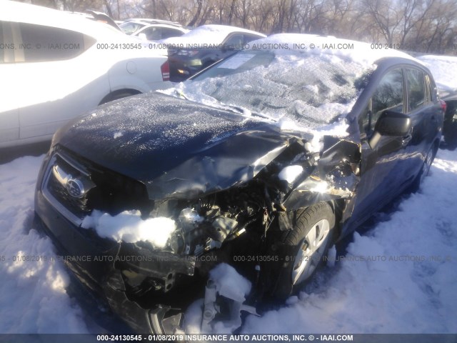 JF1GPAA66D2875263 - 2013 SUBARU IMPREZA GRAY photo 2