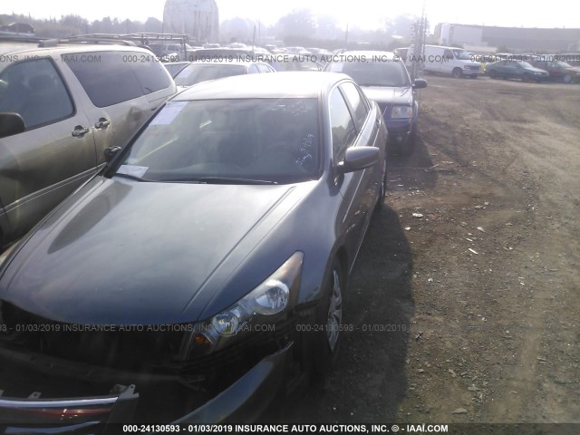 1HGCP2F3XBA157717 - 2011 HONDA ACCORD LX BLUE photo 2