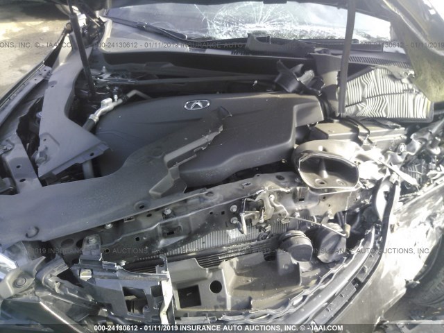 19UUB2F5XFA002224 - 2015 ACURA TLX TECH BLACK photo 10