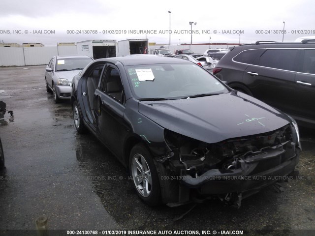 1G11B5SL6EF250178 - 2014 CHEVROLET MALIBU LS შავი ფოტო 1