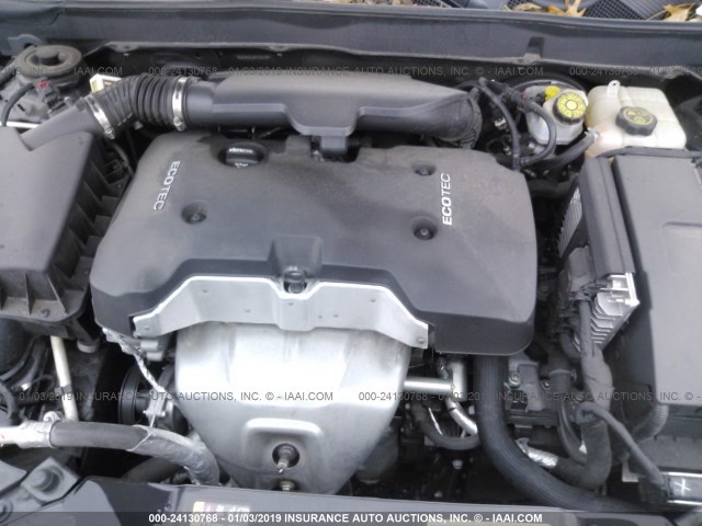 1G11B5SL6EF250178 - 2014 CHEVROLET MALIBU LS შავი ფოტო 10
