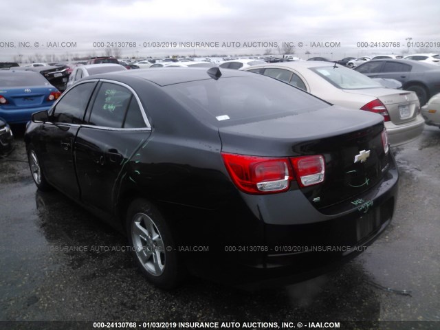 1G11B5SL6EF250178 - 2014 CHEVROLET MALIBU LS შავი ფოტო 3