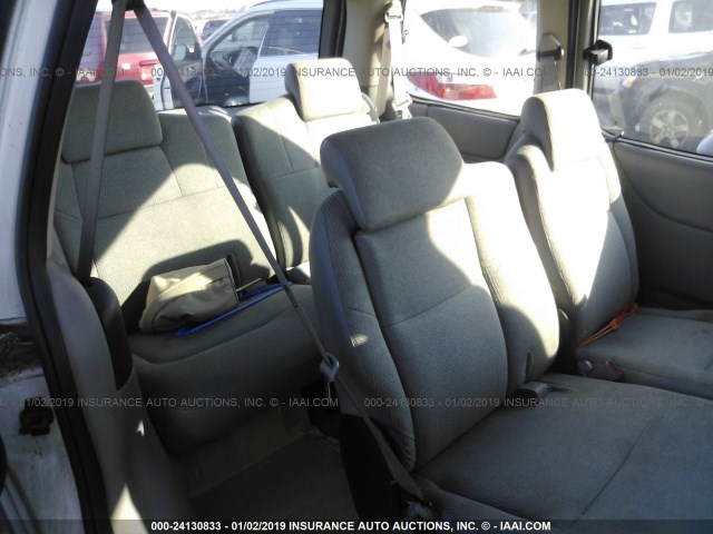 1GNDU23E41D330170 - 2001 CHEVROLET VENTURE ECONOMY WHITE photo 8