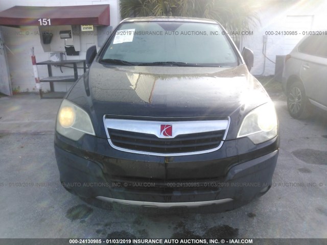 3GSCL33P08S672812 - 2008 SATURN VUE XE BLACK photo 6