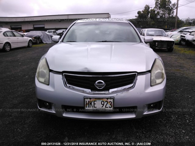 1N4BA41E68C807534 - 2008 NISSAN MAXIMA SE/SL SILVER photo 6