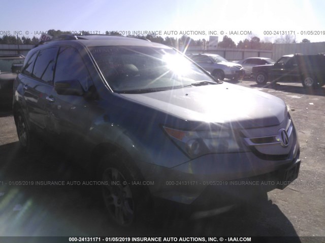 2HNYD28439H501929 - 2009 ACURA MDX TECHNOLOGY GRAY photo 1