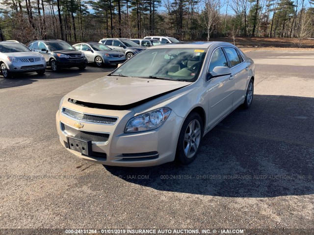 1G1ZH57B994199553 - 2009 CHEVROLET MALIBU 1LT Champagne photo 2