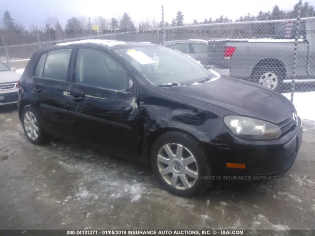 WVWDB7AJ6AW386806 - 2010 VOLKSWAGEN GOLF 黑色 照片 1